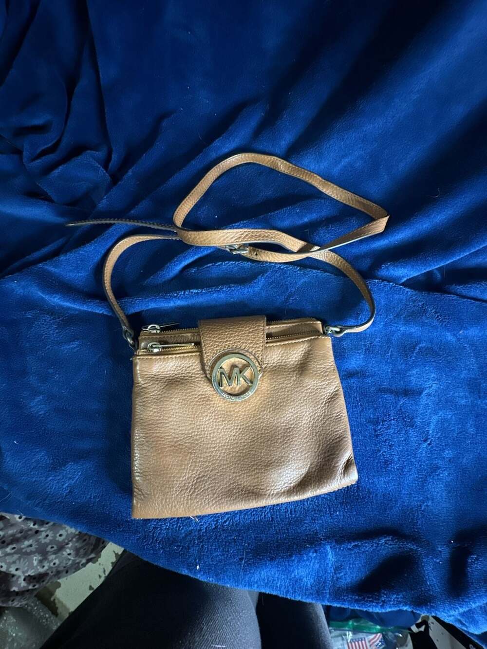 Michael Kors Fulton Pebbled Leather Crossbody Bag
